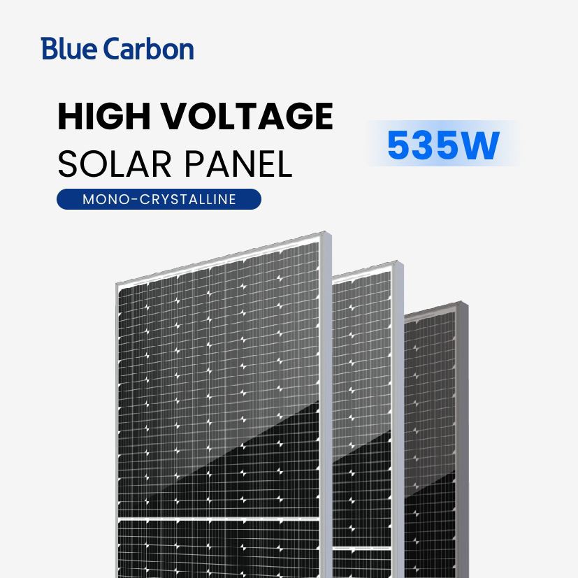 Gwneuthurwr Tsieina Foltedd Uchel 535 Watt Panel Solar Effeithlonrwydd Uchel Monocrystalline Hyblyg