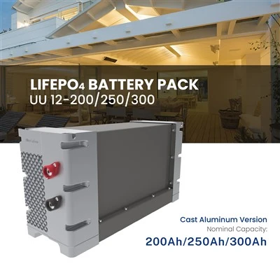Batri LiFePO4 Ffosffad Ion Lithiwm 12V 200Ah 250Ah 300Ah